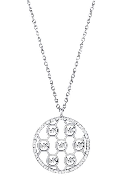 michael kors kette mit kreis|Michael Kors Damenkette Kreis Premium aus 925er Silber mit .